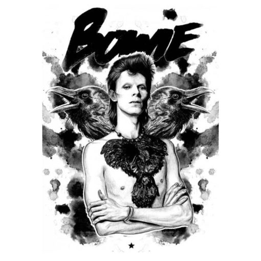 Artworks of David Bowie Printed on Canvas - Image 6