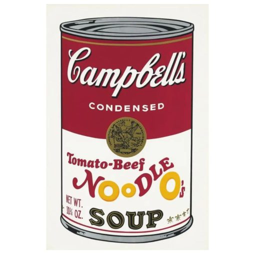 Campbell's Soup Cans by Andy Warhol Printed on Canvas - Image 2