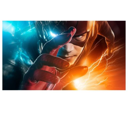 The Flash Superhero Printed on Canvas - Image 2