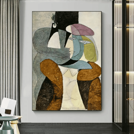 Untitled Paintings by Pablo Picasso Printed on Canvas - Image 3