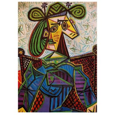 Woman Sitting in an Armchair by Picasso 1941