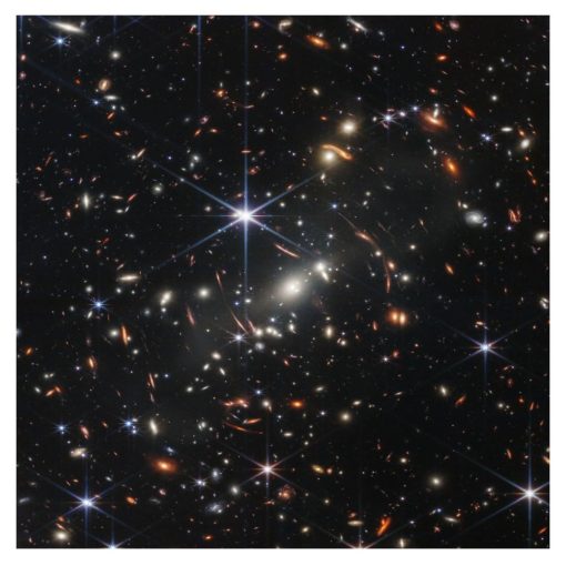 Webb's First Deep Field Image Printed on Canvas - Image 2