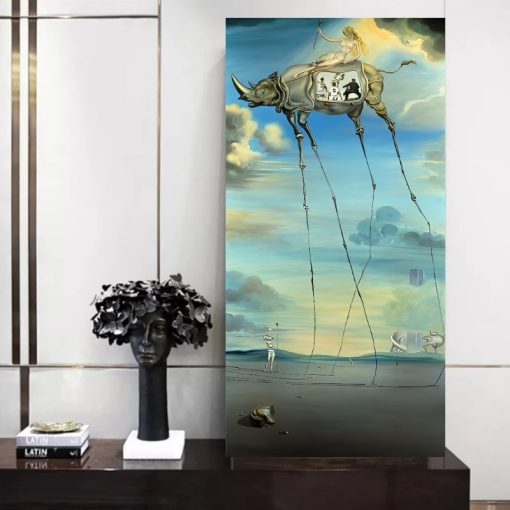 Sports, The Seven Lively Arts by Salvador Dalí Printed on Canvas