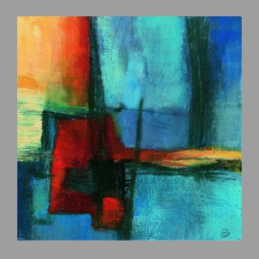 Abstract Artwork Printed on Canvas - Image 3