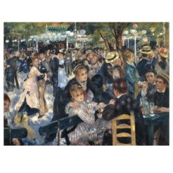 Dance at Le Moulin de la Galette by Pierre Auguste Renoir 1876 1