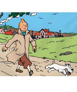 Tintin and his dog Snowy