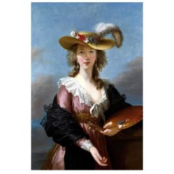 Élisabeth Louise Le Brun 1782 Self-portrait in a Straw Hat