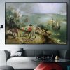 Landscape With the Fall of Icarus by Pieter Bruegel Printed on Canvas