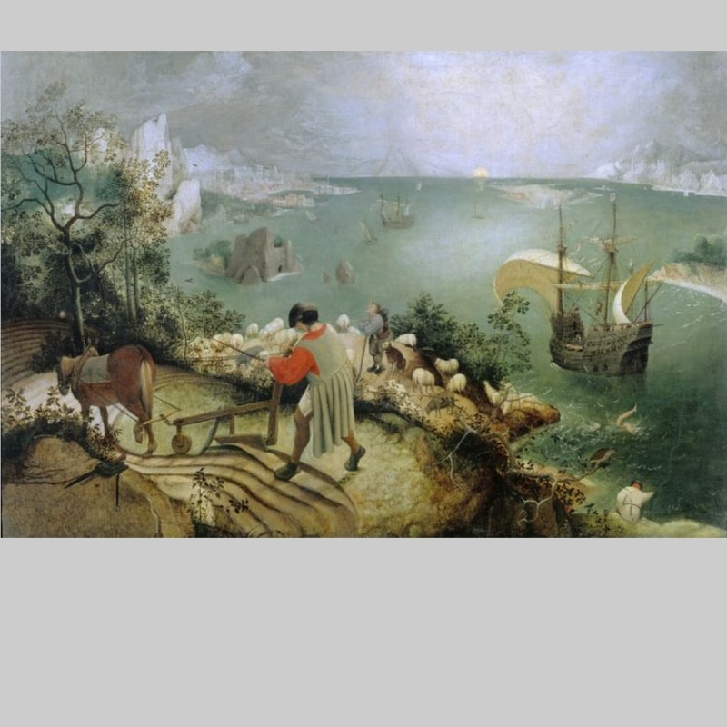 Landscape With the Fall of Icarus by Pieter Bruegel