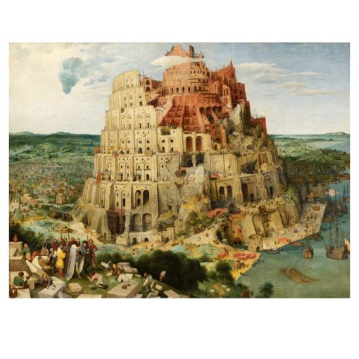 The Tower of Babel by Pieter Bruegel Printed on Canvas - Image 2