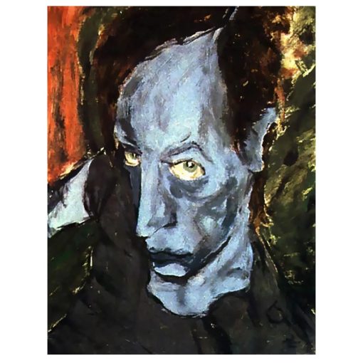 Portrait of JO by David Bowie 1976 Printed on Canvas - Image 2