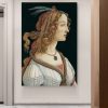 Portrait of a Lady by Sandro Botticelli Printed on Canvas