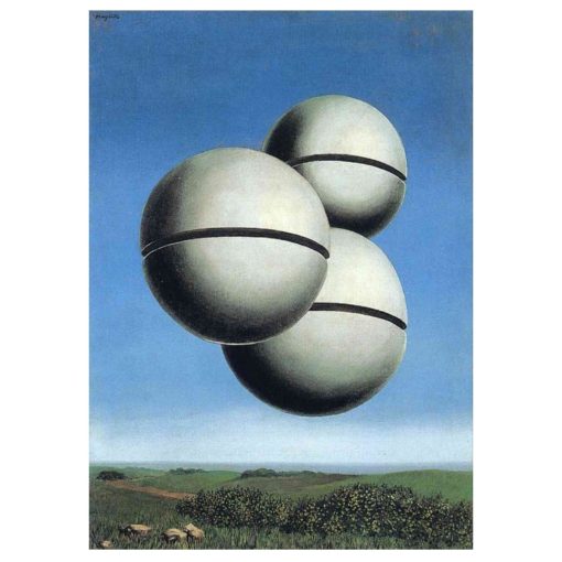 René Magritte The Voice of Space Printed on Canvas - Image 2