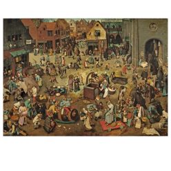 The Fight Between Carnival and Lent by Pieter Bruegel 1559