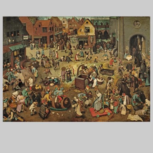 The Fight Between Carnival and Lent by Pieter Bruegel - Image 3