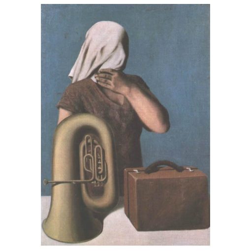 The Heart of the Matter by René Magritte Printed on Canvas - Image 2