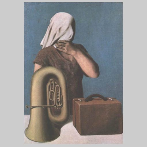 The Heart of the Matter by René Magritte Printed on Canvas - Image 3