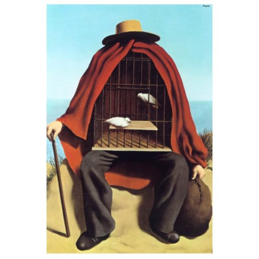 The Therapist & Therapeutist by René Magritte Printed on Canvas - Image 3