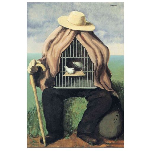 The Therapist & Therapeutist by René Magritte Printed on Canvas - Image 2