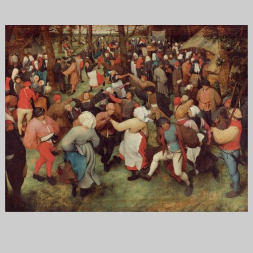 The Wedding Dance by Pieter Bruegel Printed on Canvas - Image 3