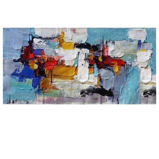 Abstract Wall Art Oil Painting Printed on Canvas - Image 2