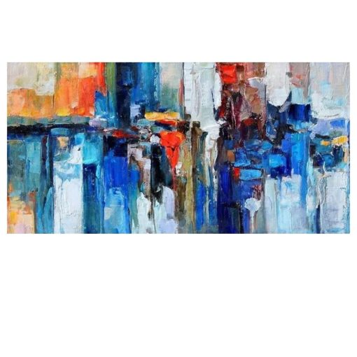 Abstract Wall Art Oil Painting Printed on Canvas - Image 3