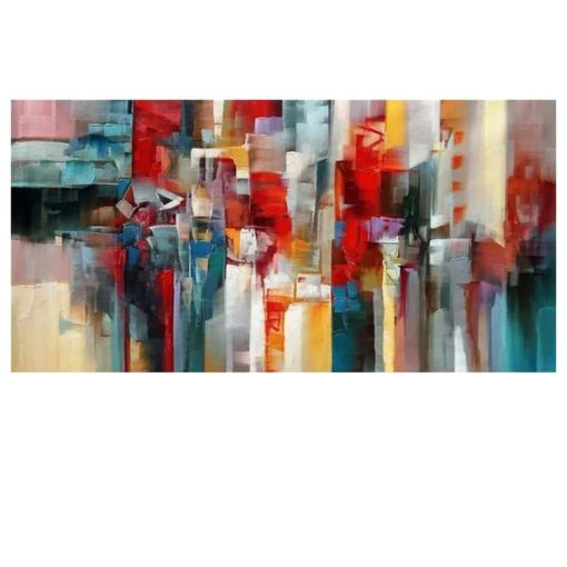 Abstract Wall Art Oil Painting Printed on Canvas - Image 4