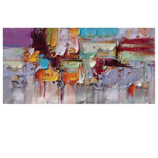 Abstract Wall Art Oil Painting Printed on Canvas - Image 9