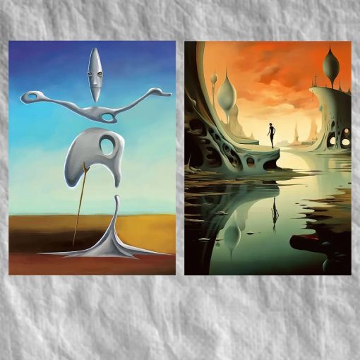 Fun Surrealist Artwork Printed on Canvas - Image 4