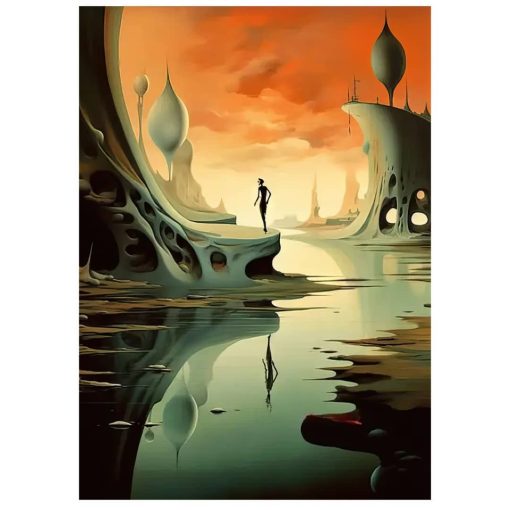 Fun Surrealist Artwork Printed on Canvas - Image 3