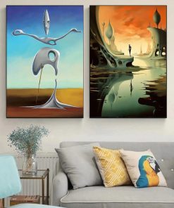 Fun Surrealist Artwork Printed on Canvas