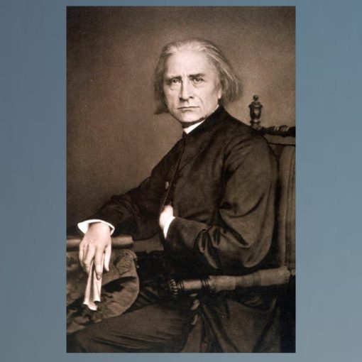 Photo of Franz Liszt Composer 1870 Printed on Canvas - Image 3