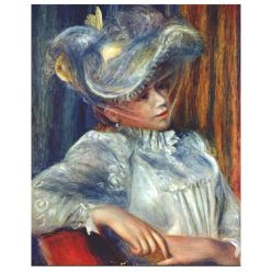 Pierre-Auguste Renoir 1895 Woman in a Hat