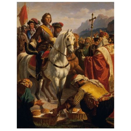 Prince Eugene's March to Bosnia in 1697 by Karl von Blaas Printed on Canvas - Image 2