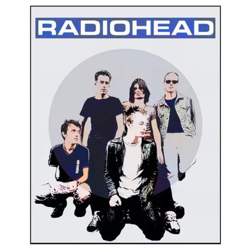 Radiohead Rock Band Image Printed on Canvas - Image 2