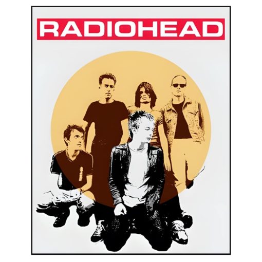 Radiohead Rock Band Image Printed on Canvas - Image 3