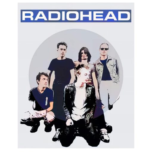 Radiohead Rock Band Image Printed on Canvas - Image 4