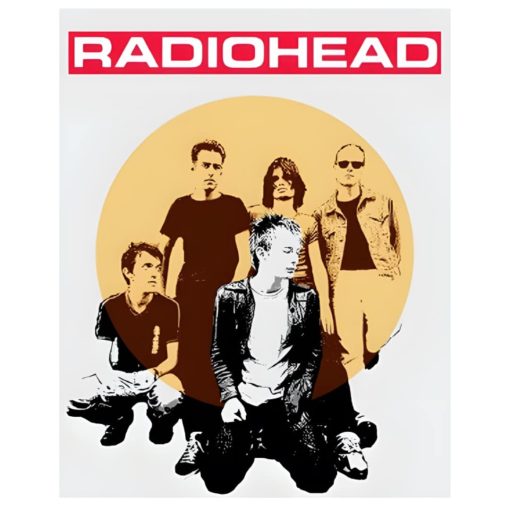 Radiohead Rock Band Image Printed on Canvas - Image 5