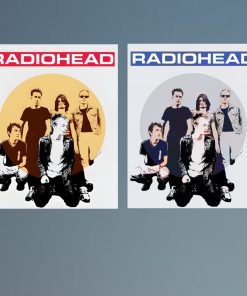 Radiohead Rock Band Image Printed on Canvas