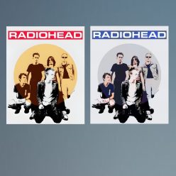 Radiohead Rock Band Image Printed on Canvas