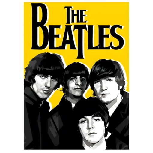 The Beatles In The Sixties Printed on Canvas - Image 4