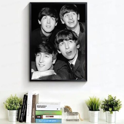 The Beatles In The Sixties Printed on Canvas - Image 3