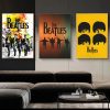 The Beatles Pop Art Printed on Canvas