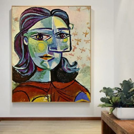 Head of a Woman by Pablo Picasso 1939 Printed on Canvas