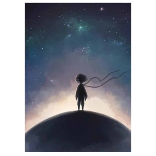 The Little Prince Illustration Printed on Canvas - Image 2