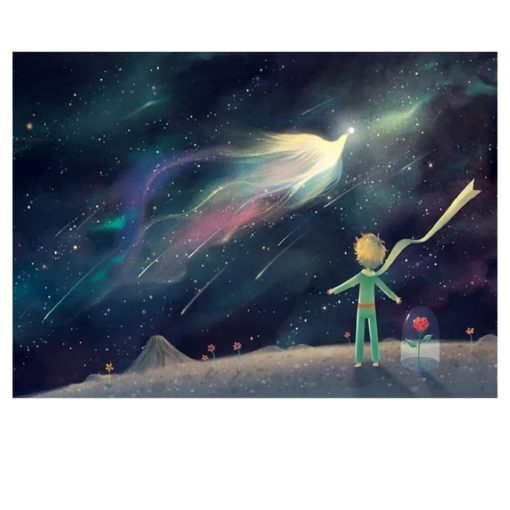 The Little Prince Illustration Printed on Canvas - Image 6