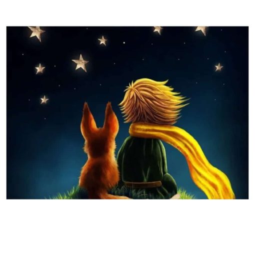 The Little Prince Illustration Printed on Canvas - Image 7