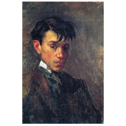 Pablo Picasso Self-Portrait 1896 Printed on Canvas - Image 2