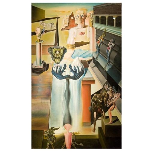 The Invisible Man Oil Painting by Salvador Dali Printed on Canvas - Image 3