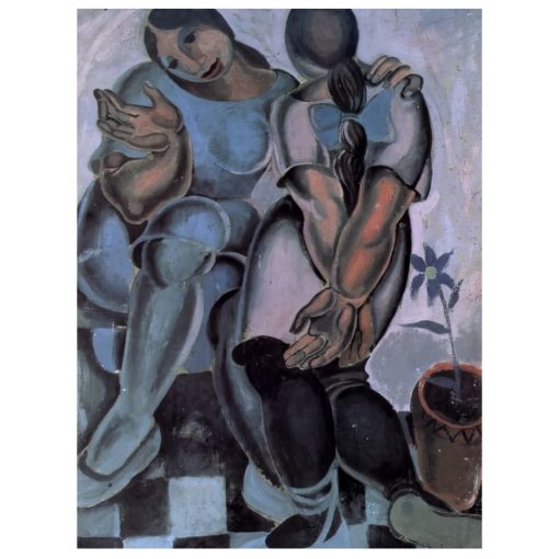 Young Women by Salvador Dalí 1923 Printed on Canvas - Image 2